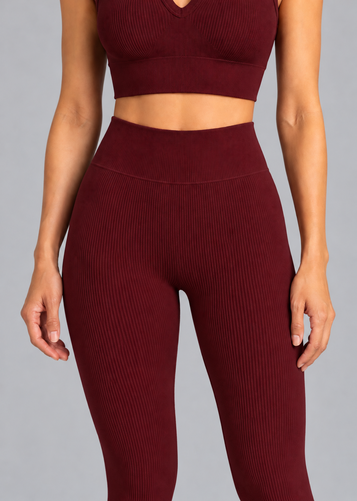 Axel Leggings | Mahogany