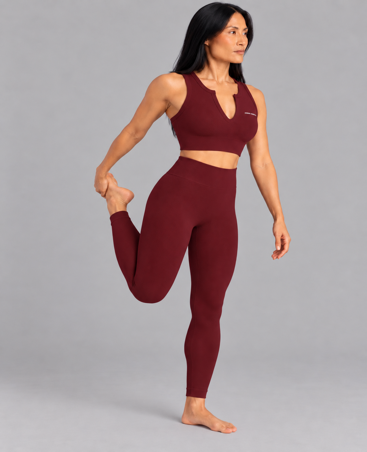 Axel Leggings | Mahogany