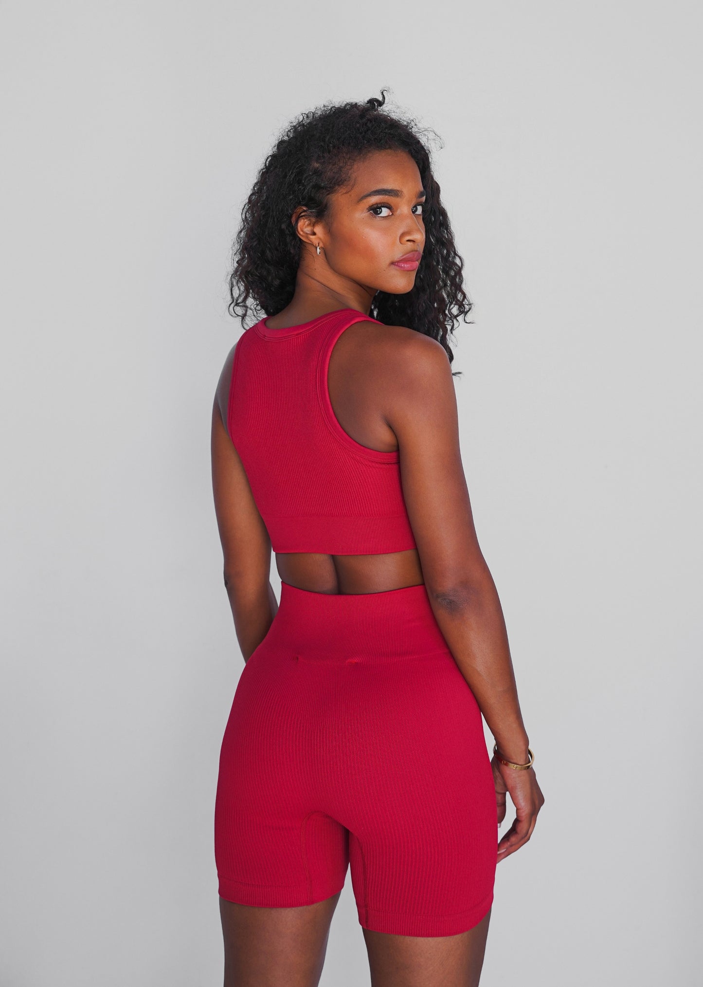 Eva Crop | Red