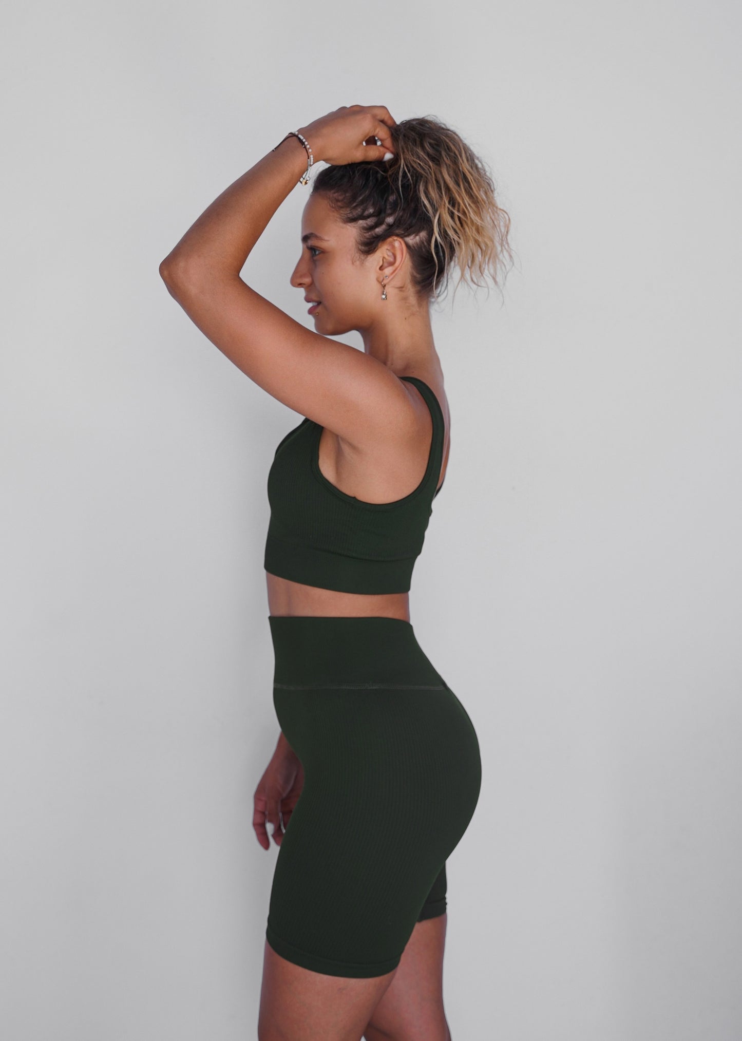 Gigi Crop | Forest Green